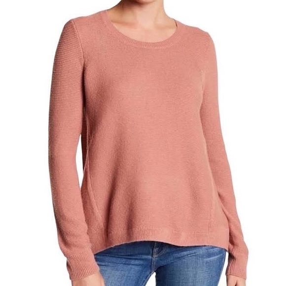 Madewell NWOT Riverside Texture Sweater in Pink - Picture 4 of 5